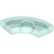 Lego Tile 2 x 2 Curved, Macaroni, Center Anti-Stud