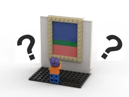3D Mini Masterpiece - No. 6 (Violet, Green and Red)
