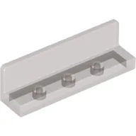 Panel 1 x 4 x 1 with Rounded Corners [Thin Wall] / Trans-Brown