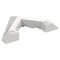 Brick Wedged, Sloped 45° 6 x 8 with Pointed Cutout