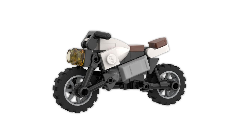 Lego Minifig scale motorcycle