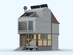 Urban House with Back Entry