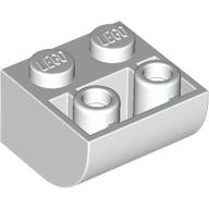 Lego Brick Curved Inverted 2 x 2 / White
