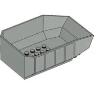Tipper Bed 12 x 8 x 3 1/3 / Light Gray