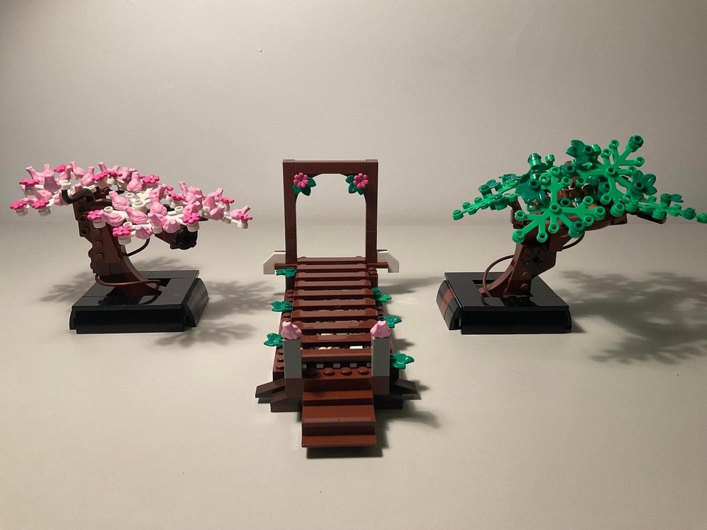 Lego Bridge and trees