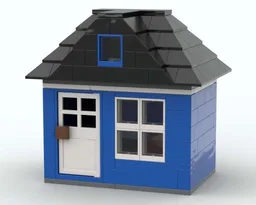 Blue House + Interior (MOC)