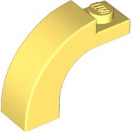 Lego Brick Arch 1 x 3 x 2 Curved Top / Bright Light Yellow