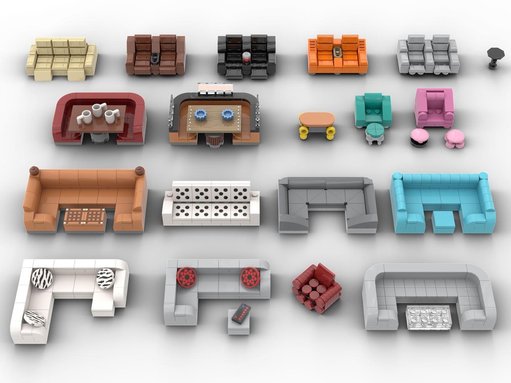 Lego More Couches, Sectionals, Recliners and Restaurant Booths