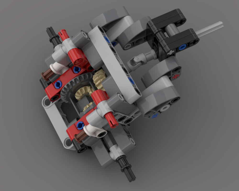 Lego MOD 42213 Mazda MX-5/Miata offroad rear axle
