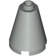 Cone 2 x 2 x 2, Open Stud / Light Gray