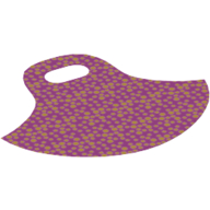 Lego Hipwear Skirt, Short and Flared, Large Hole, Gold Speckles Print / Magenta
