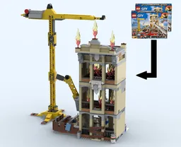 Downtown Fire Brigade 60216 MODIFICATION
