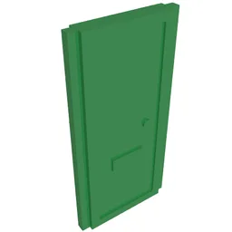 Door for Slotted Bricks / Green