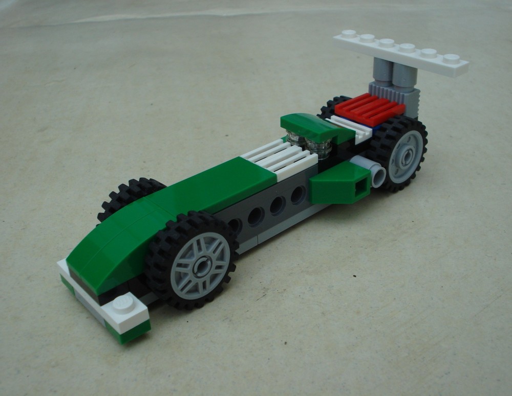 Lego 31056 dragster (improved)