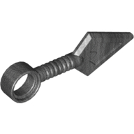 Lego Weapon Spear Short with Hole / Pearl Titanium