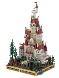 Beauty and the Beast mini scale Castle