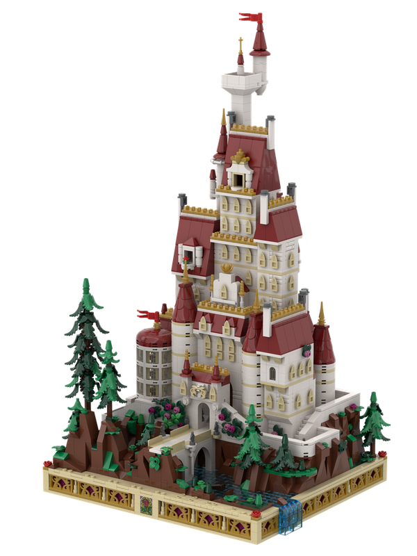 Lego Beauty and the Beast mini scale Castle