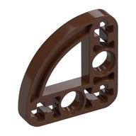 Lego Technic Beam 3 x 3 L-Shape with Quarter Ellipse Thin / Brown