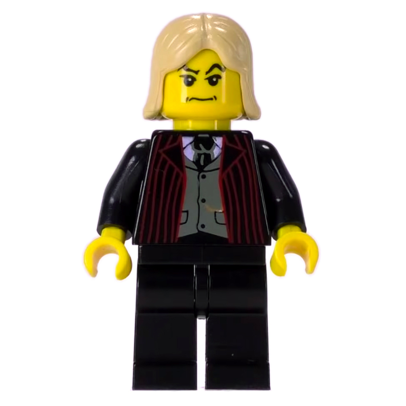 Lego Lucius Malfoy, Yellow Skin, Black Suit