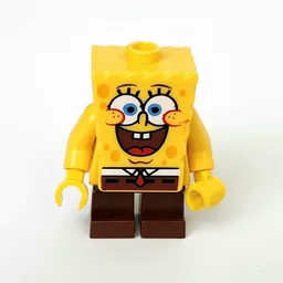 SpongeBob Squarepants with Big Smile with No Bottom Teeth