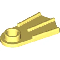 Minifig Footwear Flipper [Thick] / Bright Light Yellow