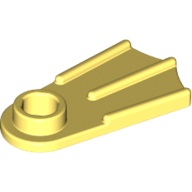 Lego Minifig Footwear Flipper [Thick] / Bright Light Yellow