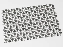 Lattice of isometric three-pointed star dodecagons