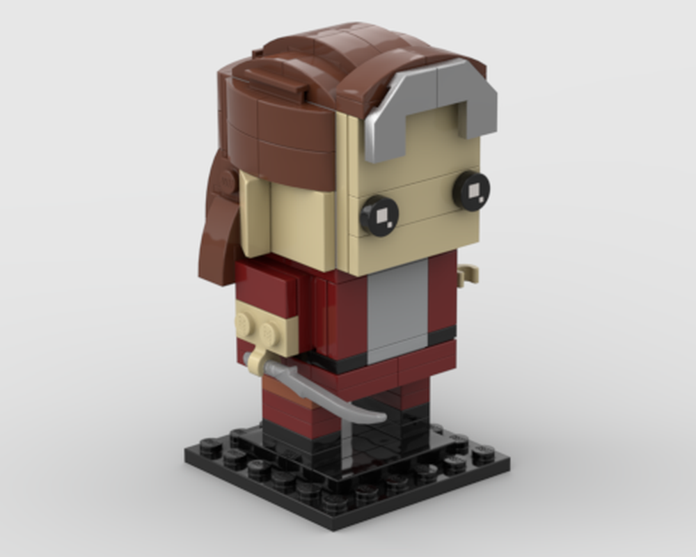Lego Elrond Brickhead (Dark Red Robe)