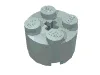 Brick Round 2 x 2 with Axle Hole / Light Aqua