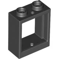 Window 1 x 2 x 2 Flat Front / Black