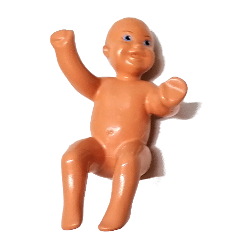Lego Scala Baby with Small Blue Eyes Print (Thomas) / Nougat