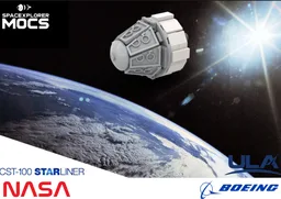 1:110 Scale Boeing CST-100 Starliner Capsule