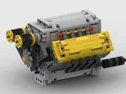 Crossplane V8 with natural Aspiration & removable Covers