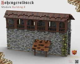 Building 08 Castle Hohengeroldseck - Castle wall (Castle Part 1)