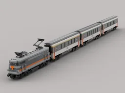 French express Train SNCF Corail paint