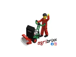 agria 0400P Implement carrier with sweeper