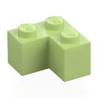 Brick 2 x 2 Corner / Yellowish Green