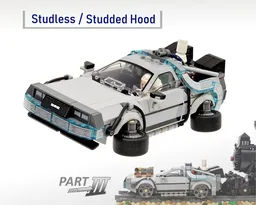 77256 Time Machine with Folding Wheels + Studless Hood Option
