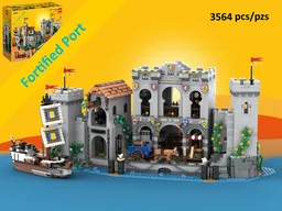 Fortified Port - 10305 Lion Knights' Castle Alternative Build