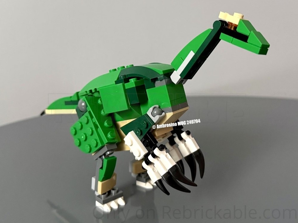 Lego 31058 Therizinosaurus cheloniformis (accurate, minifig scale)