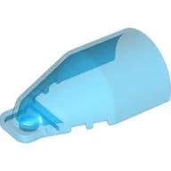 Windscreen 7 x 4 x 2 Round Extended Front Edge / Trans-Dark Blue