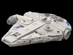 Kessel Run Falcon (Major Modification of 75375)