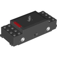 Lego Motor, Train Base, RC Train with Red Bar Print