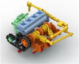 drivetrain with working clutch