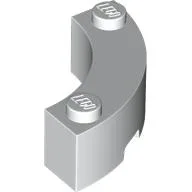 Brick Round Corner 3 x 3 Macaroni with 2 Studs