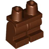 Lego Hips and Reddish Brown Medium Legs with Black Toes/Claws print / Reddish Brown