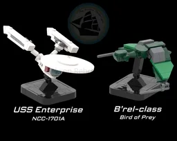 USS Enterprise & B'rel-class Bird of Prey