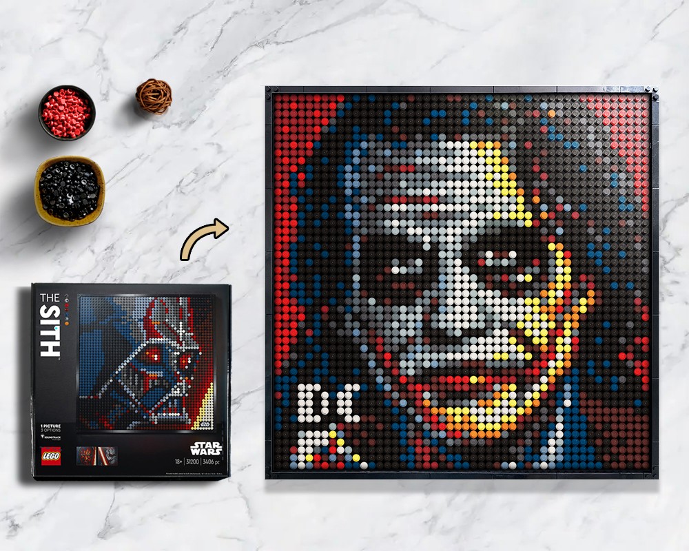 Lego 31200 The Joker mosaic