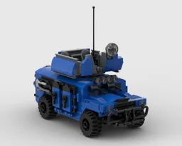 "Pack Leader MK2" Hmmwv/Hummer variant with 50. turret mount (rotating)