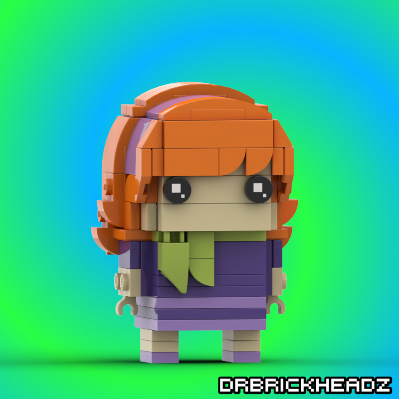 Lego Daphne Blake (Scooby Doo) Custom Brickheadz
